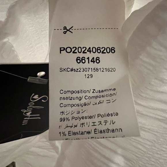 Women's size MEDIUM, WHITE day dress by Soly Hux. NEW WITH TAGS! - Picture 10 of 12